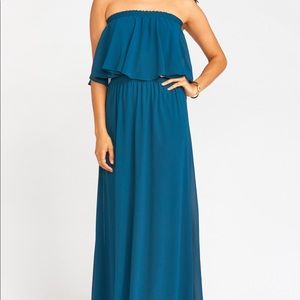 Show Me Your Mumu Hacidena Maxi Dress-Deep Jade
